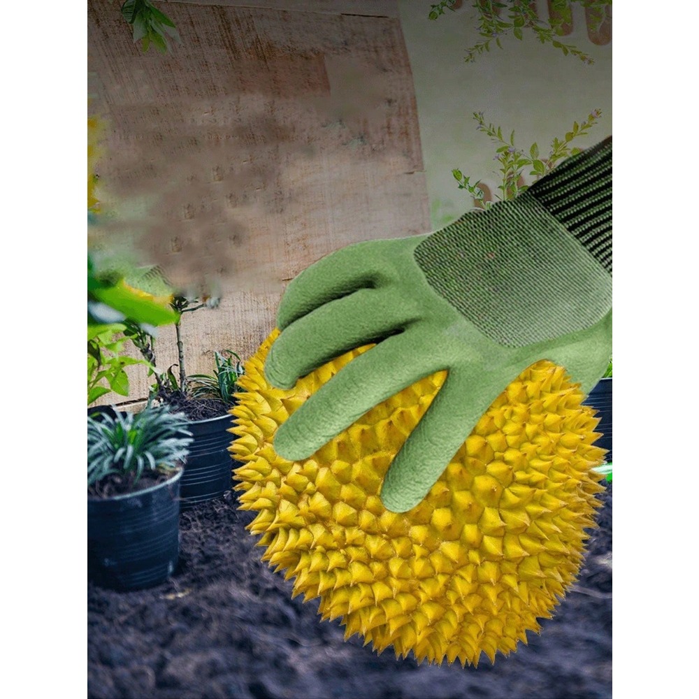 Cut Resistant Glove - 5/2 Pairs Nitrile Garden Gloves Durable