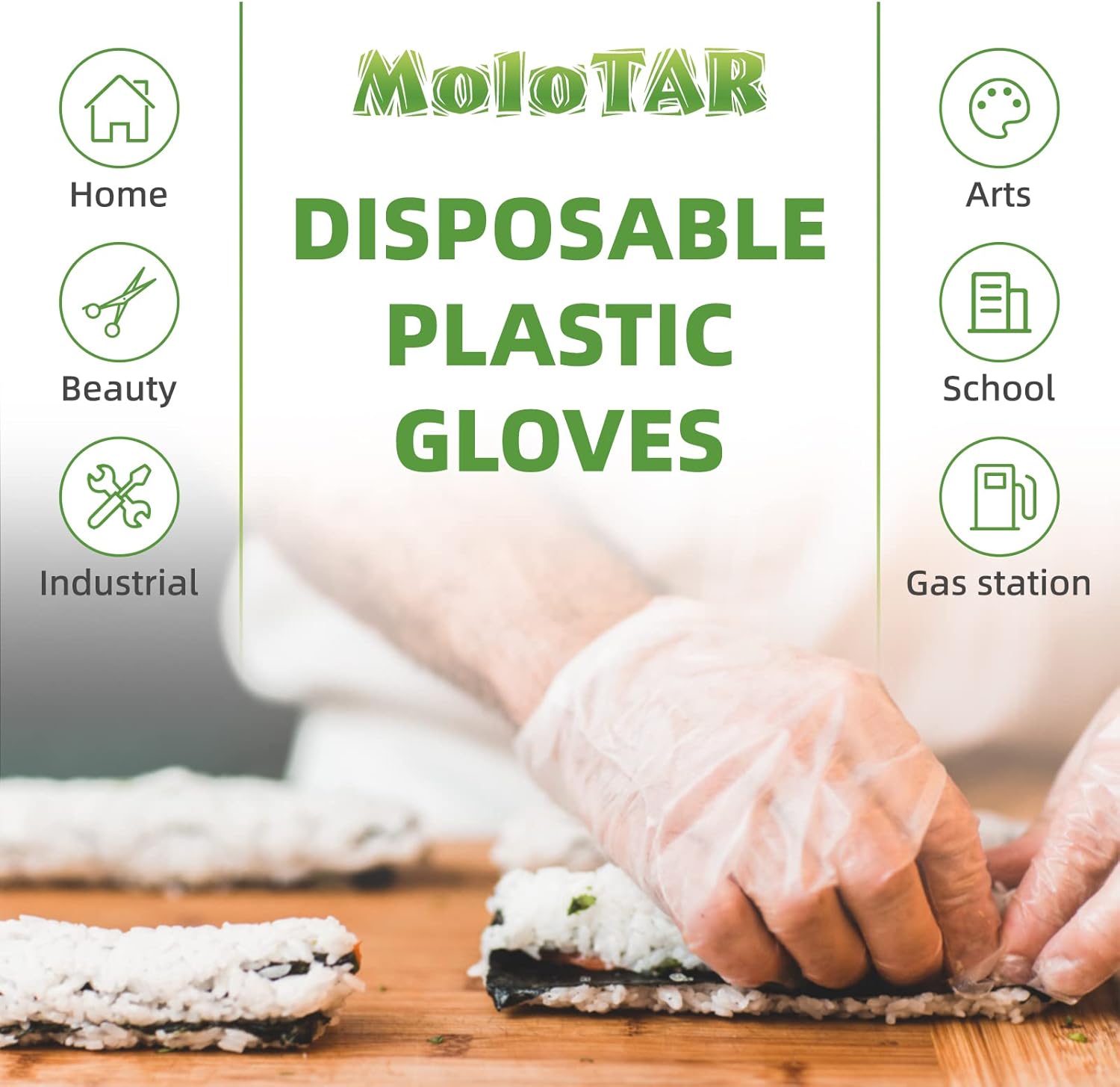 100 Pcs Plastic Disposable Glo - Rubber Glove Cleaning incelemesi ve fiyatı
