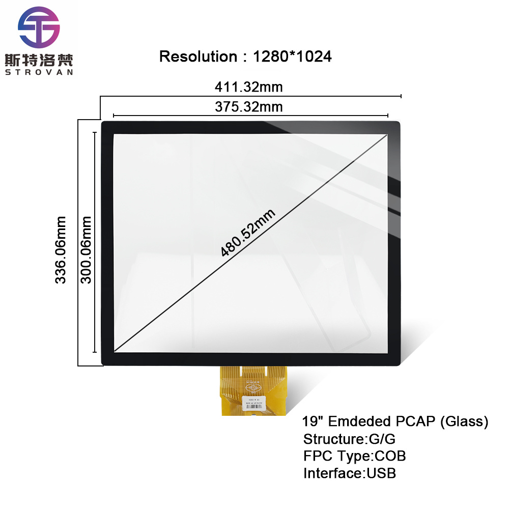 19 Inch PCAP  Screen Industria - Touchscreen Glove Capacitive incelemesi ve fiyatı