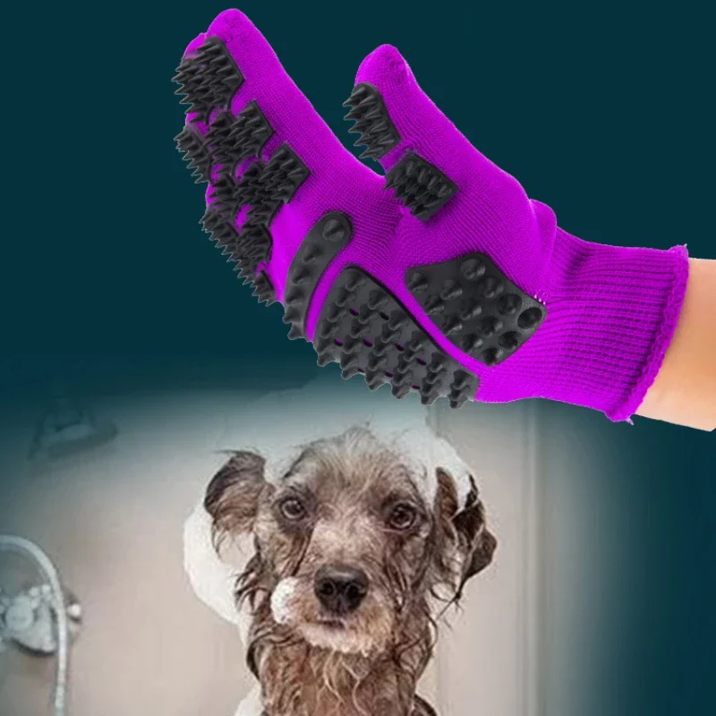 1PC Pet Hair Grooming Gloves C - Rubber Glove Cleaning incelemesi ve fiyatı