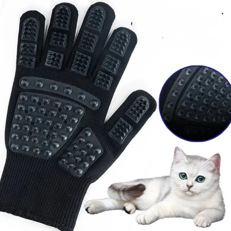 1PC Pet Hair Grooming Gloves C - Rubber Glove Cleaning incelemesi ve fiyatı