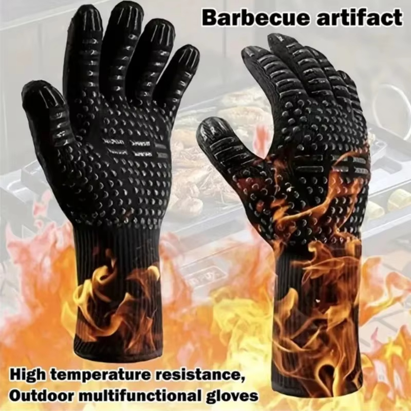 One Piece BBQ Gloves High Temp - Oven Mitt Silicone incelemesi ve fiyatı