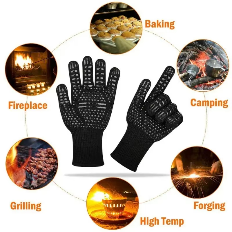 One Piece BBQ Gloves High Temp - Oven Mitt Silicone incelemesi ve fiyatı