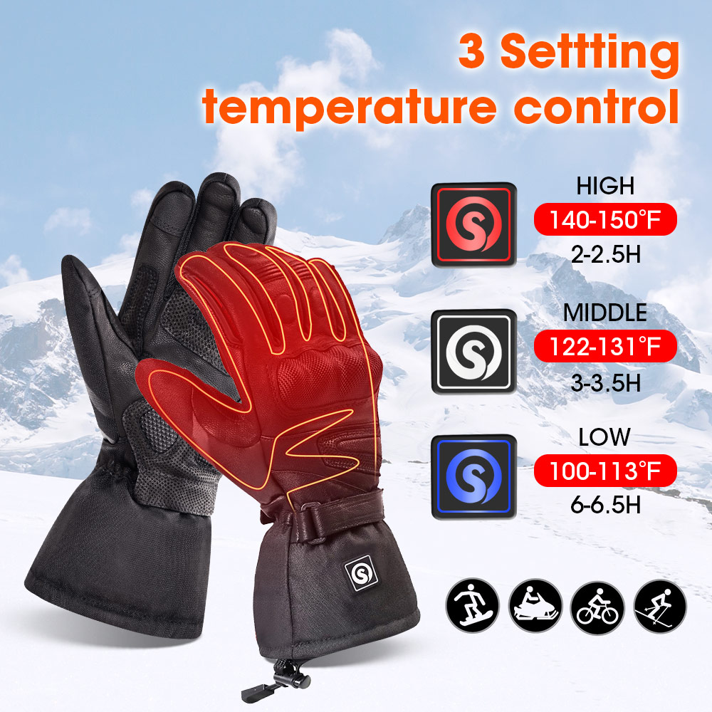 Snow Deer Winter Electric Heat - Ski Glove Waterproof incelemesi ve fiyatı