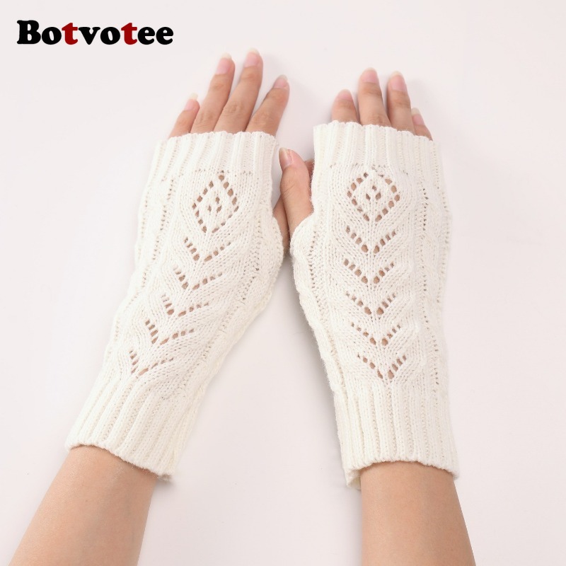Botvotee Y2k Accessories Free  - Fingerless Glove Knit incelemesi ve fiyatı