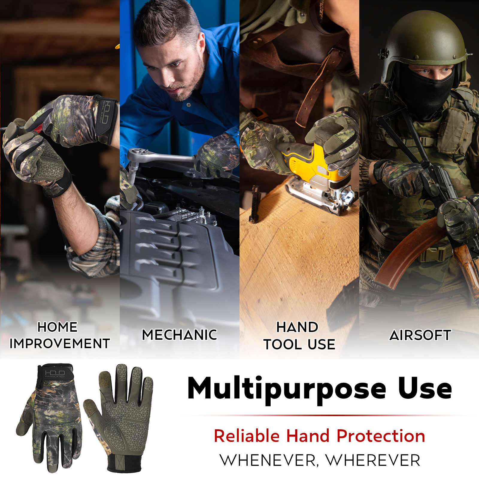 Handlandy Stock Full Finger Ca - Work Glove Impact incelemesi ve fiyatı