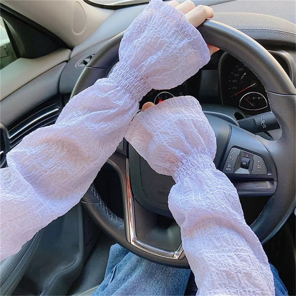 Summer Outdoor Lace Mesh Sun P - Fingerless Glove Knit incelemesi ve fiyatı