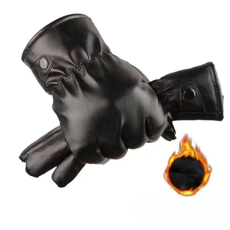Winter Fashion Black PU Leathe - Leather Driving Glove incelemesi ve fiyatı