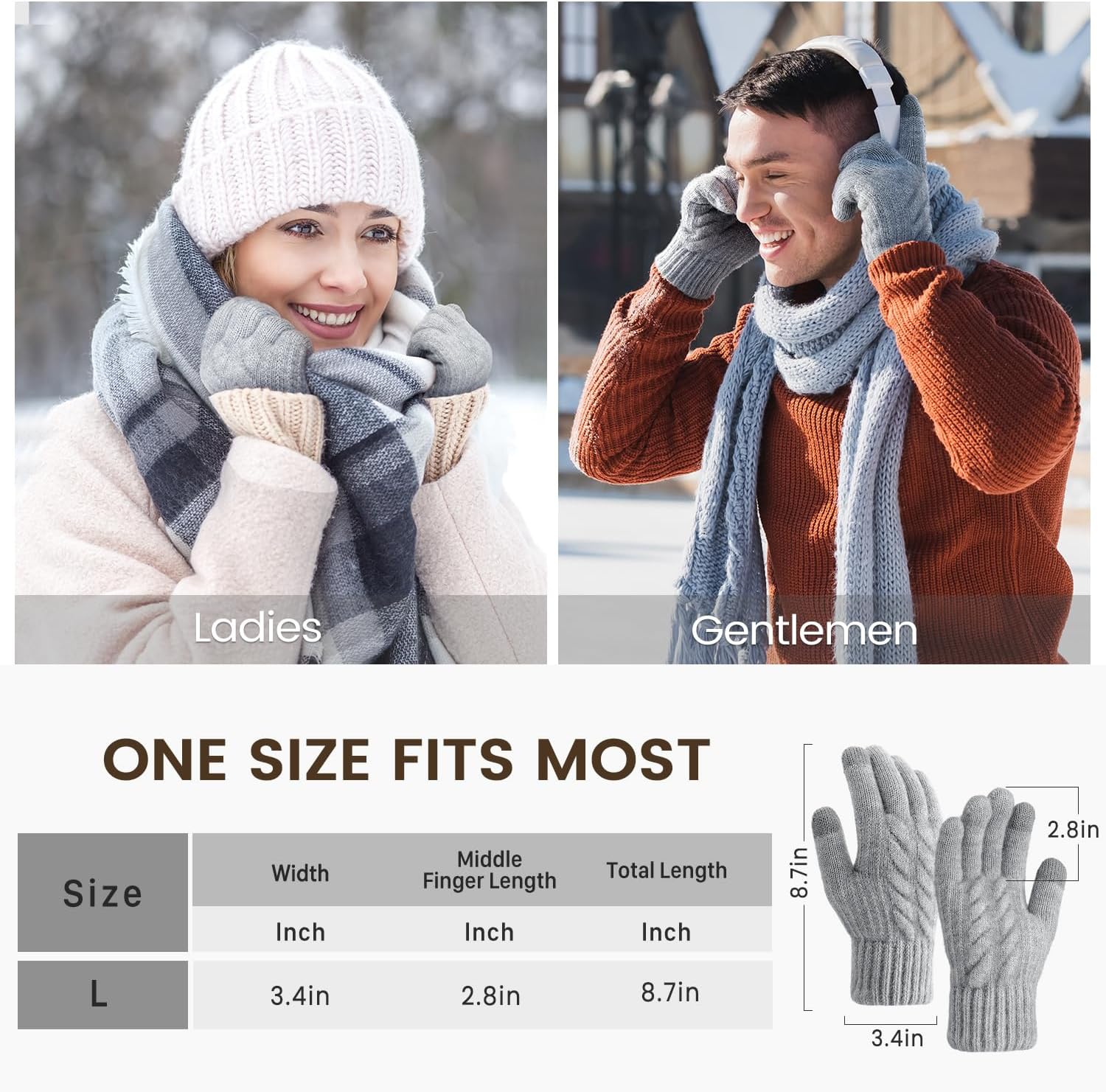 Winter Gloves – Thick Wool Fle - Winter Glove Insulated incelemesi ve fiyatı