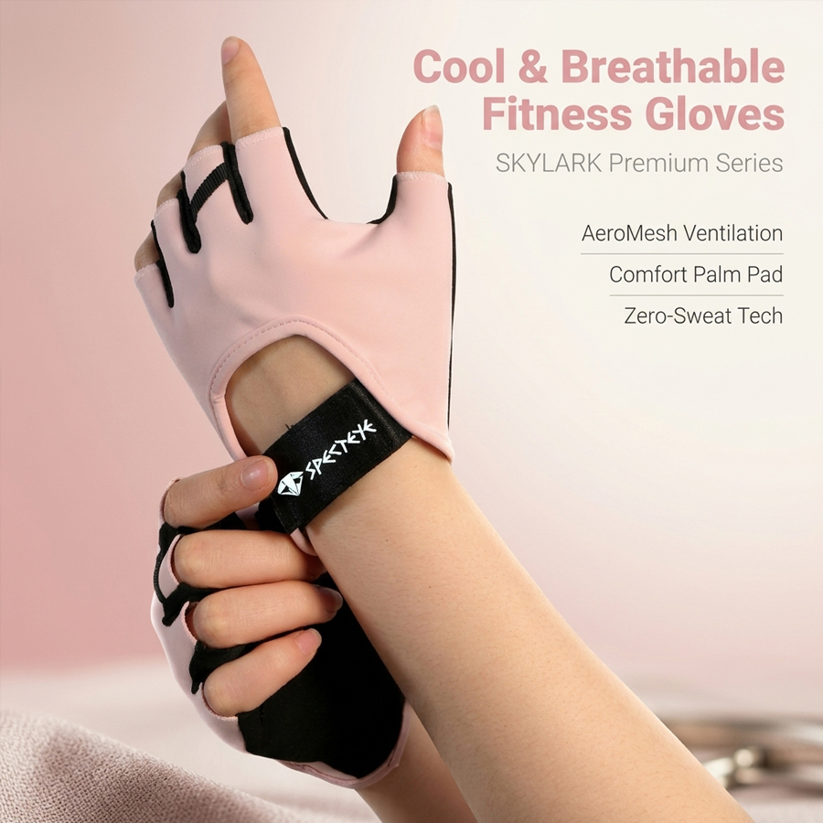 Women Pink Half Finger Fitness - Workout Glove Gym incelemesi ve fiyatı