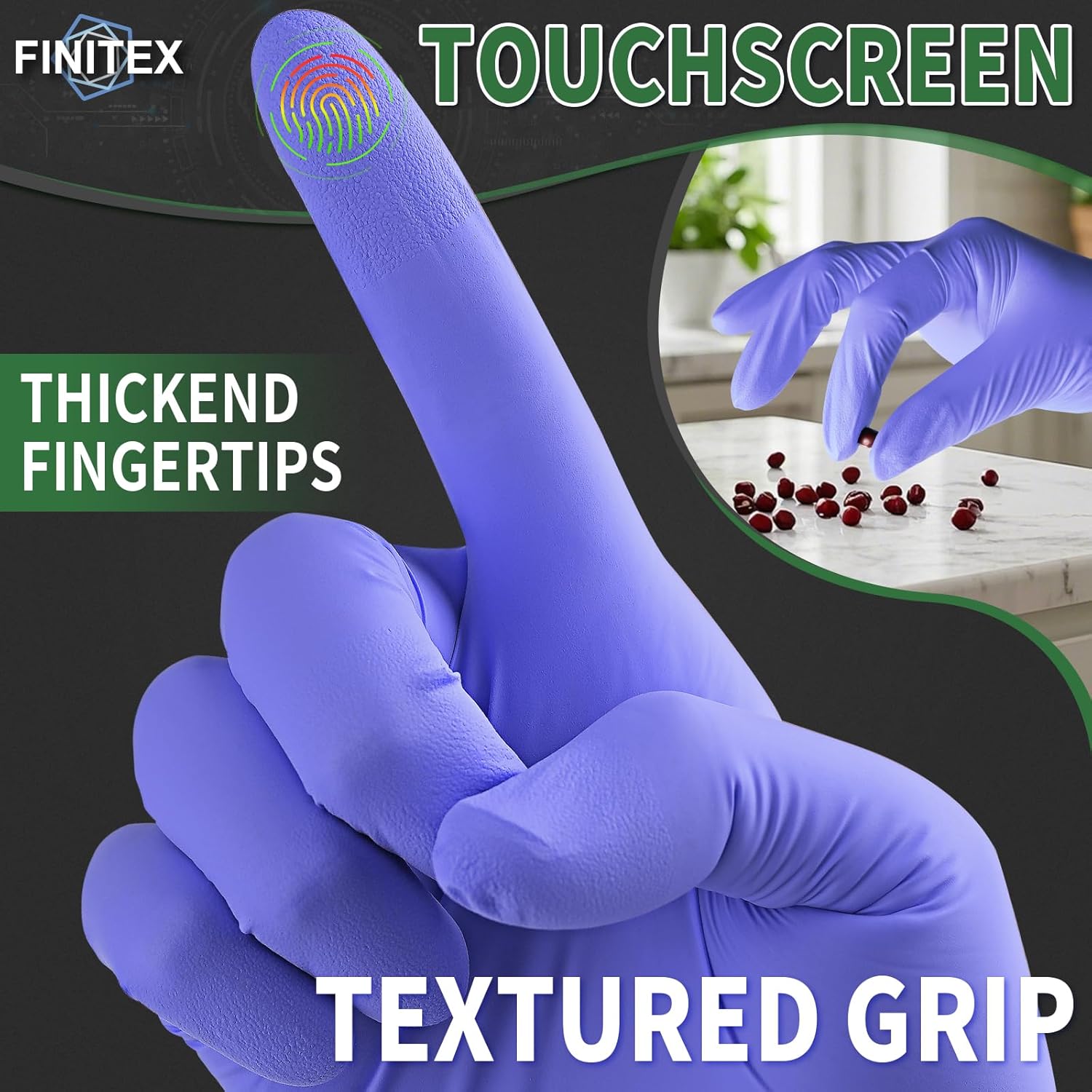 Nitrile Disposable Gloves Ice  - Exam Glove Nitrile incelemesi ve fiyatı
