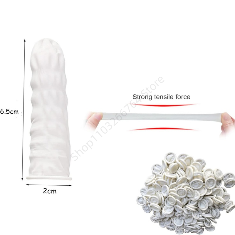 100Pcs Disposable Fingertips P - Latex Disposable Glove incelemesi ve fiyatı