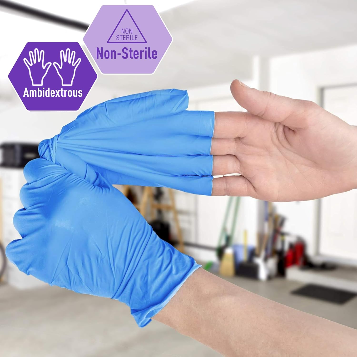 Powder-Free Nitrile/Vinyl Blen - Exam Glove Nitrile incelemesi ve fiyatı