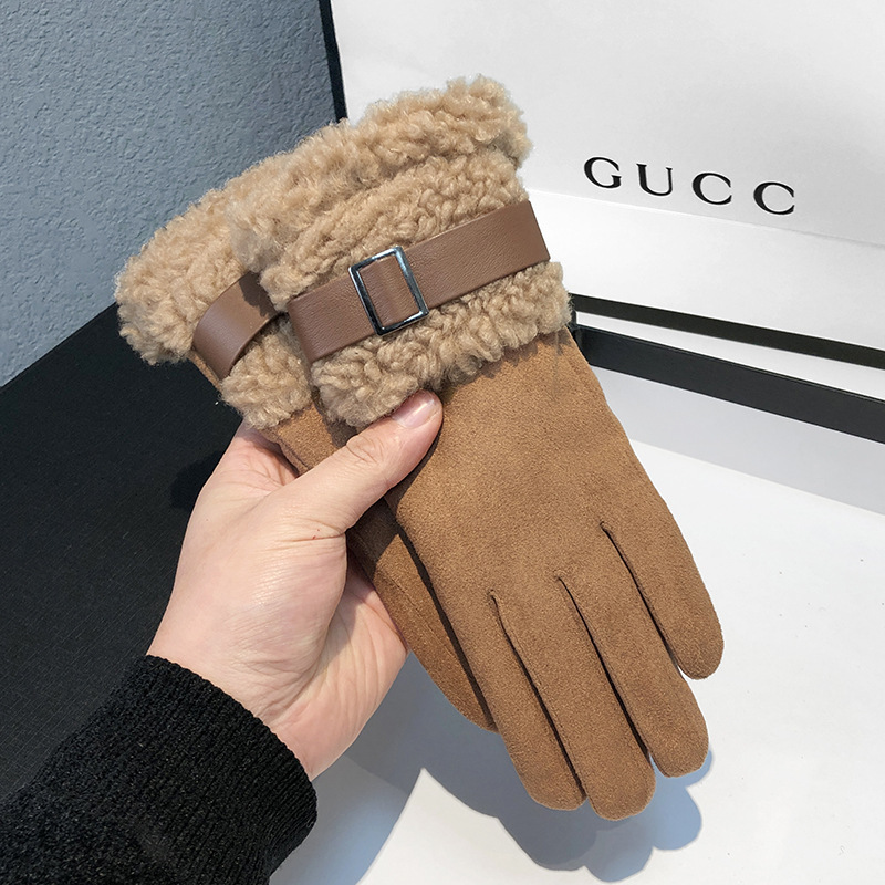 Women's Winter Gloves Thickene - Wool Glove Lined incelemesi ve fiyatı