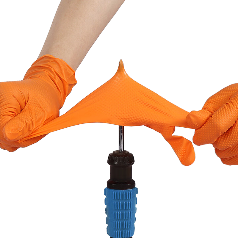 8Mil Heavy Duty Orange Nitrile - Nitrile Mechanic Glove incelemesi ve fiyatı