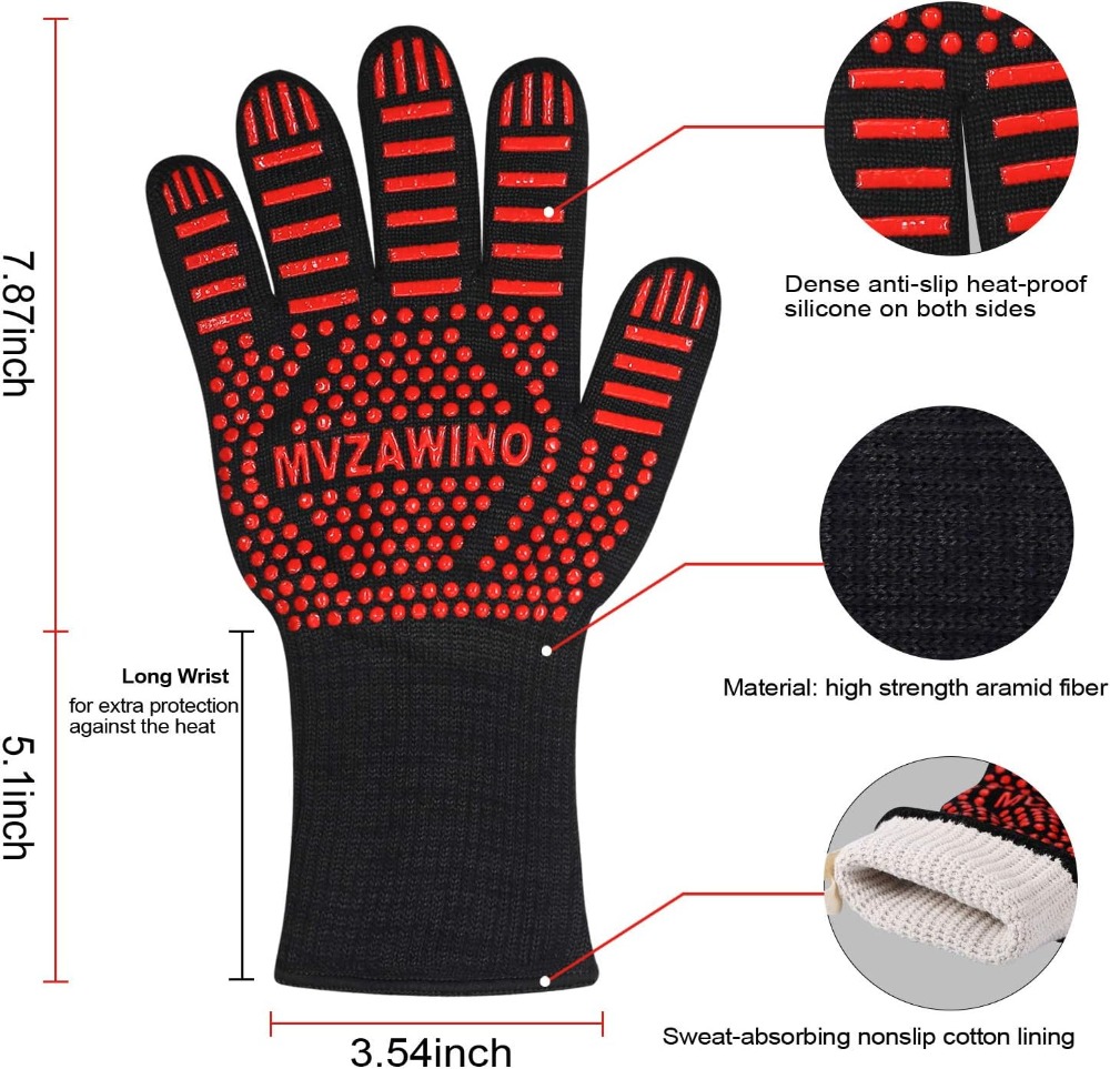 1472°F Extreme Heat Resistant  - Oven Mitt Silicone incelemesi ve fiyatı