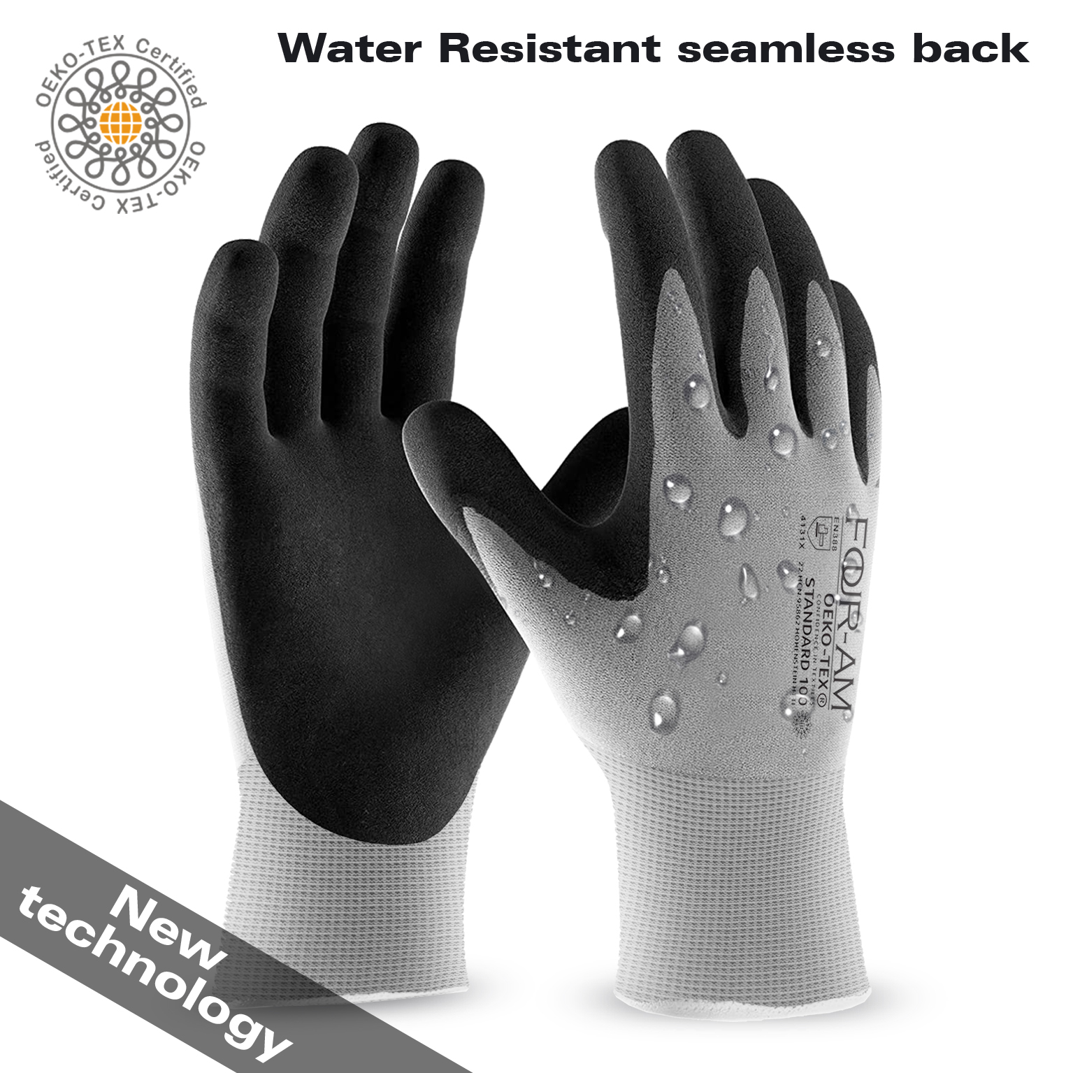 1pc Quick Water Repellent Nylo - Nitrile Mechanic Glove incelemesi ve fiyatı
