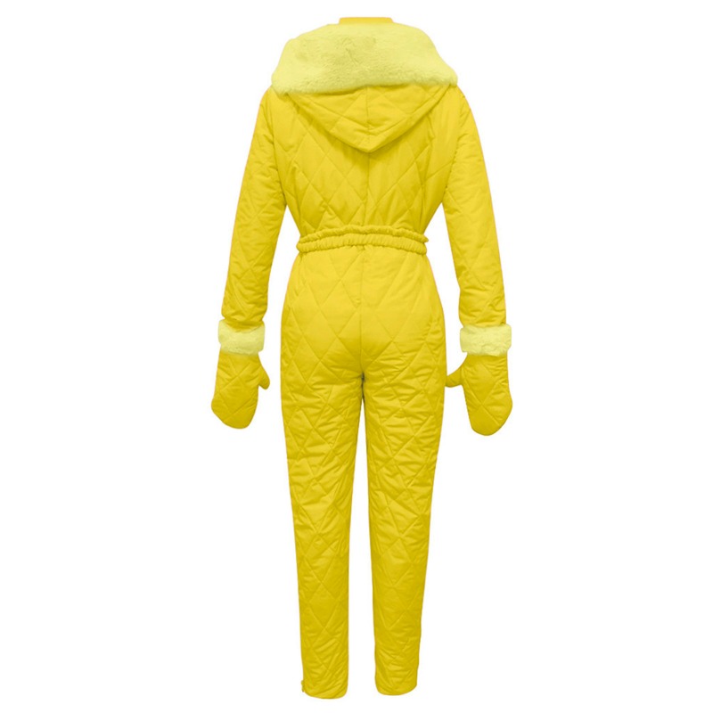 Couple's Solid Color Ski Suit, - Ski Glove Waterproof incelemesi ve fiyatı