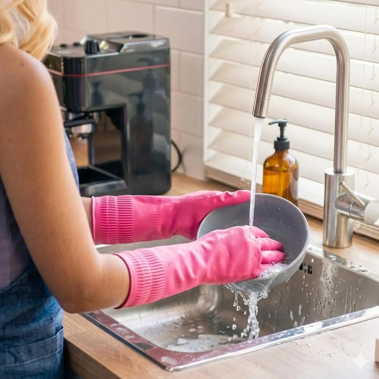 Reusable Rubber Dishwashing Gl - Rubber Glove Cleaning incelemesi ve fiyatı
