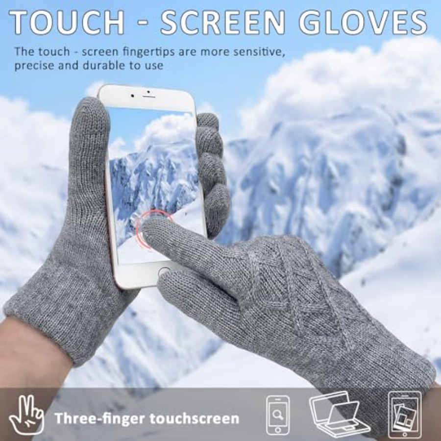 Winter Wool Gloves for Women M - Wool Glove Lined incelemesi ve fiyatı