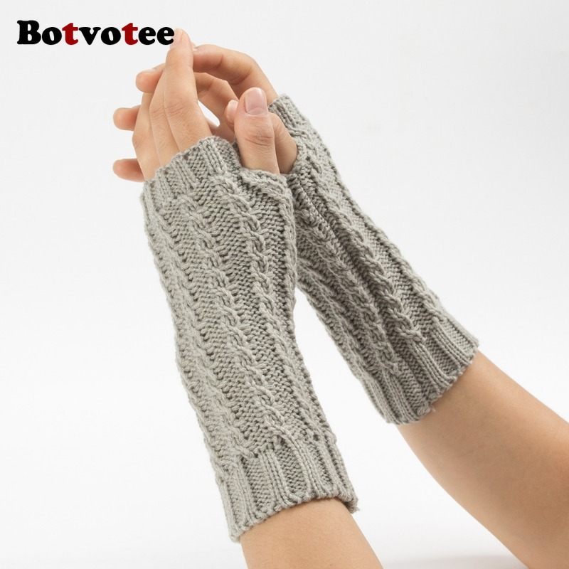 Botvotee Y2k Half Finger Winte - Fingerless Glove Knit incelemesi ve fiyatı