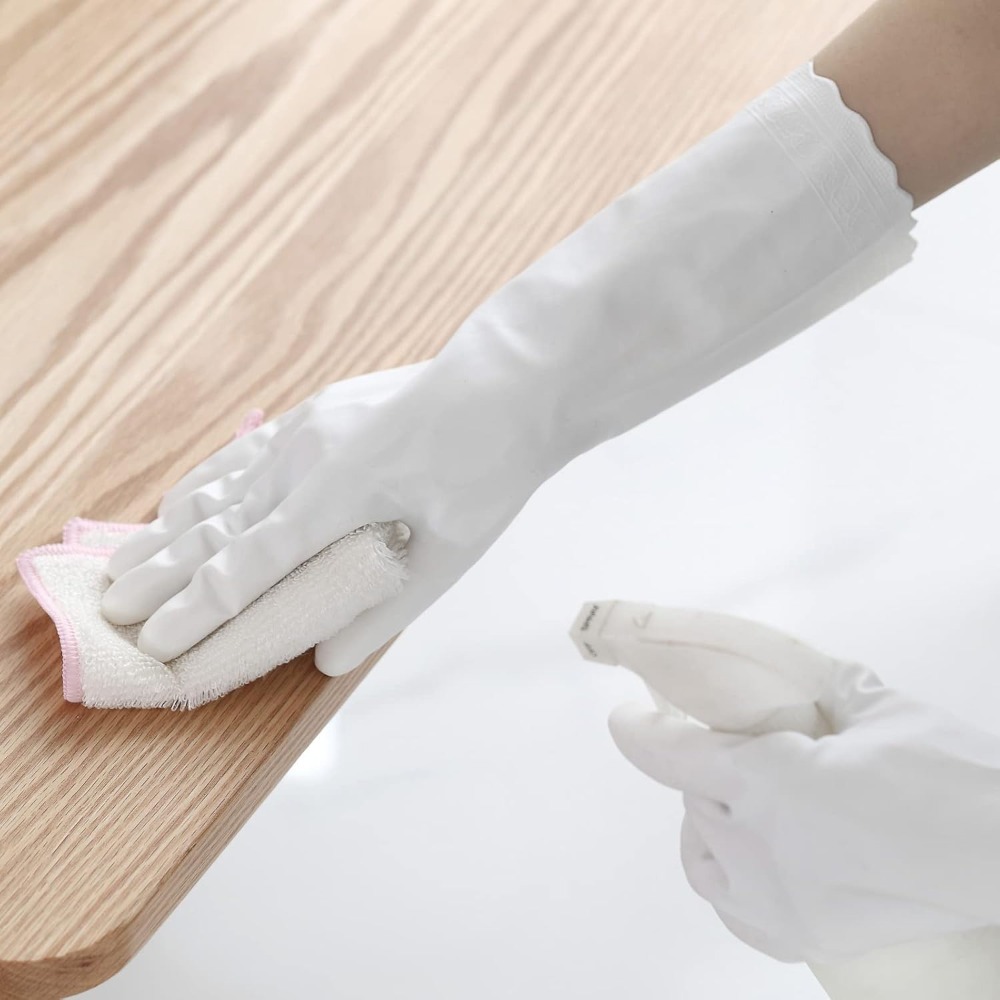 3 Pairs Non-Slip Waterproof Ki - Rubber Glove Cleaning incelemesi ve fiyatı